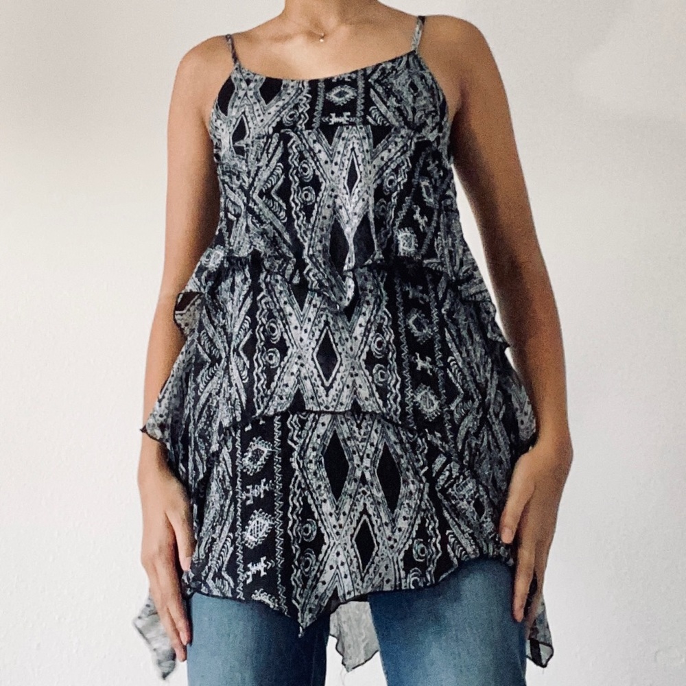 Epic Threads: Ruffle spaghetti strap blouse